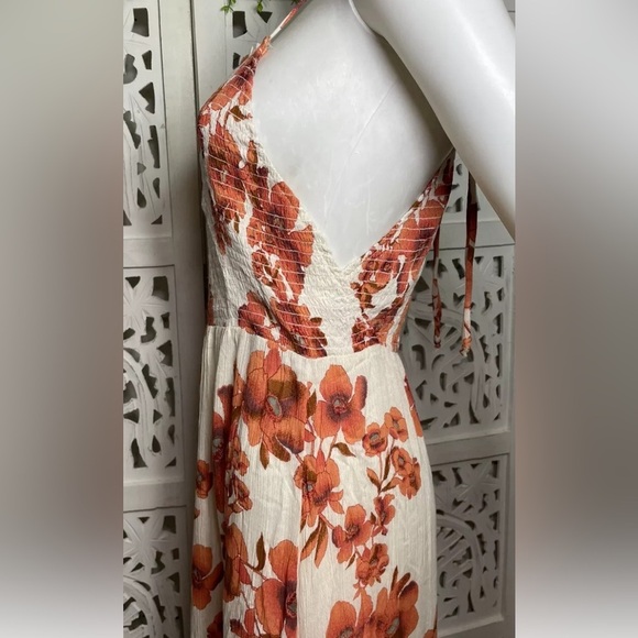 Intimately Free People Dress Garden Party Floral Maxi Tiered Size Small - Picture 9 of 16